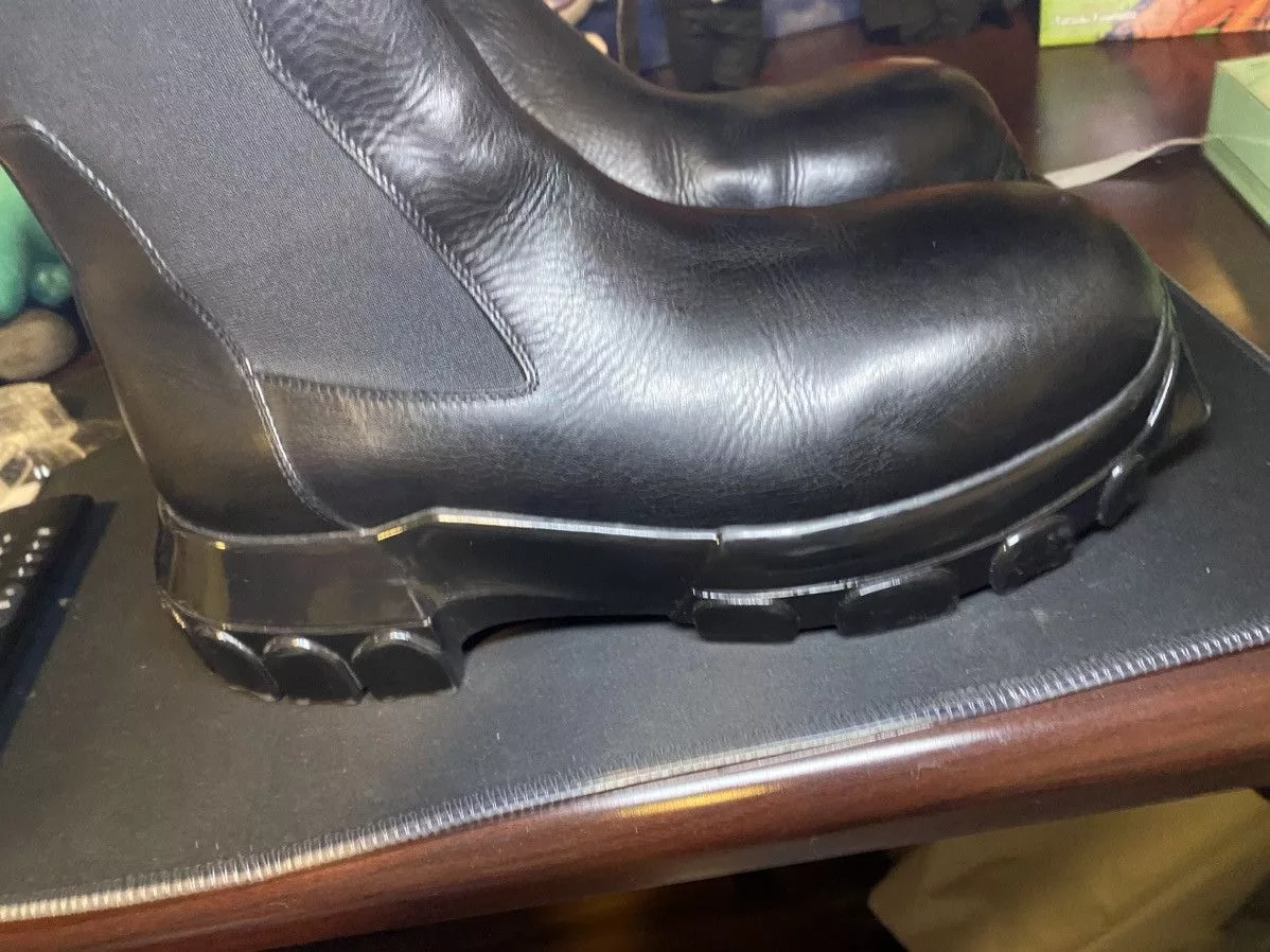 Rick Owens Boots Rick owens tractor boots Black