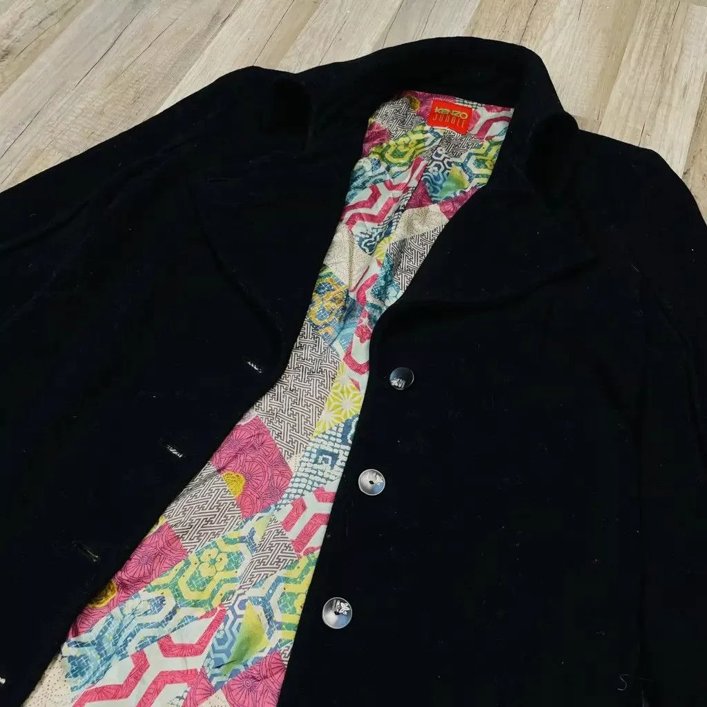 Kenzo Coats Kenzo Wool Coat Black Size fit M