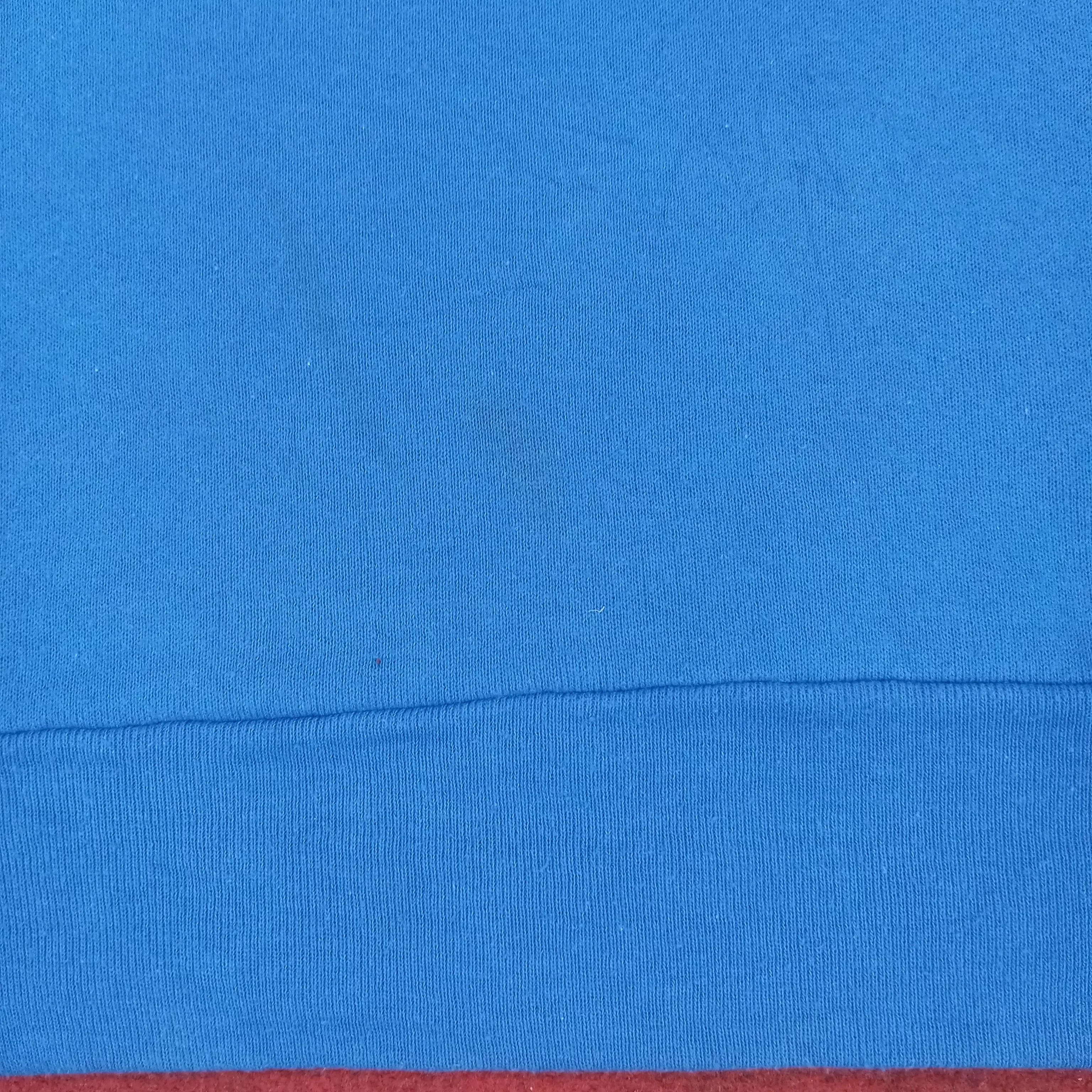Vintage Sweatshirts Hoodies Mezotne Center Design Style Vintage Sweatshirt Blue Streetwear
