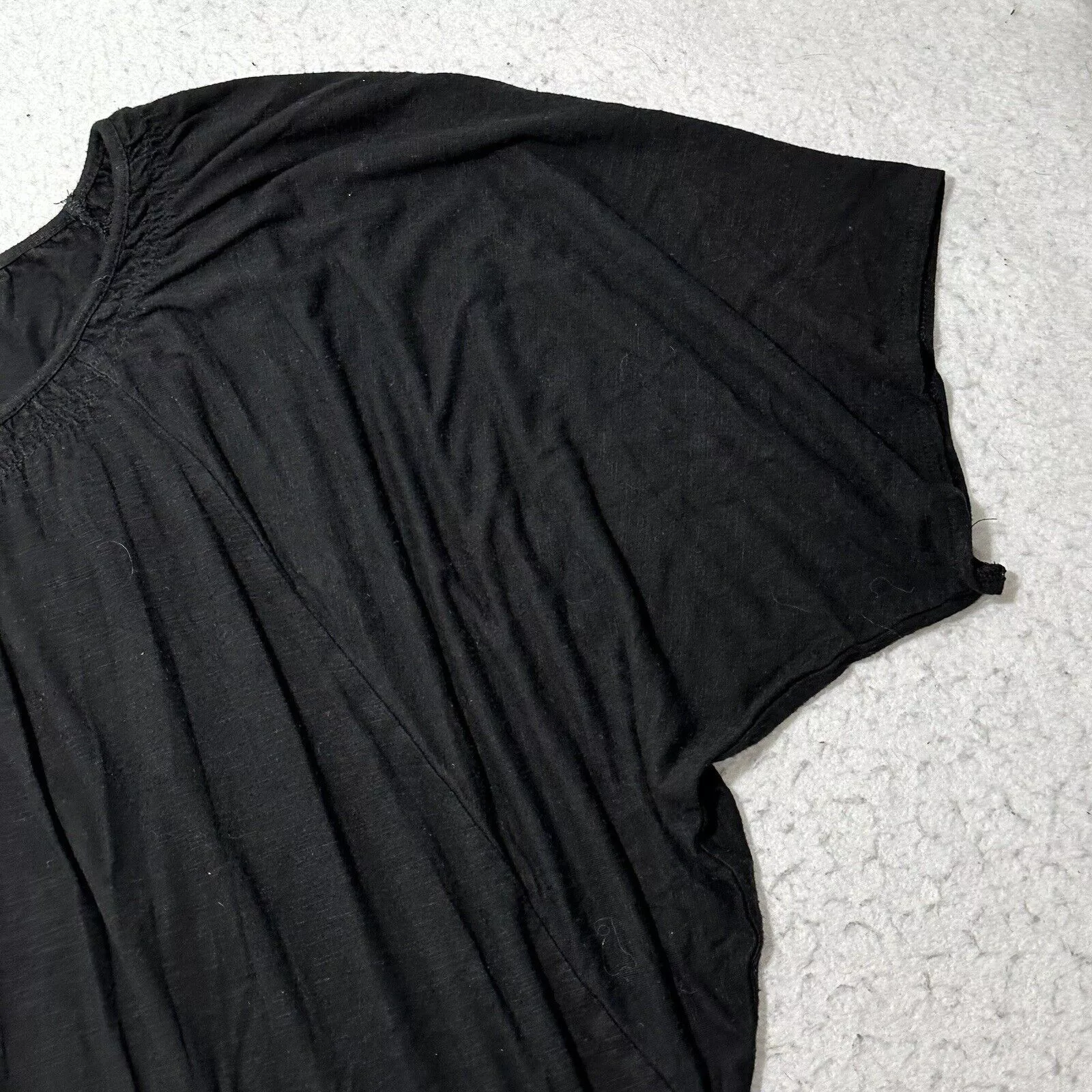 Loft Short Sleeve T Shirts LOFT Large Black Short Sleeve Pullover TShirt Lightweight