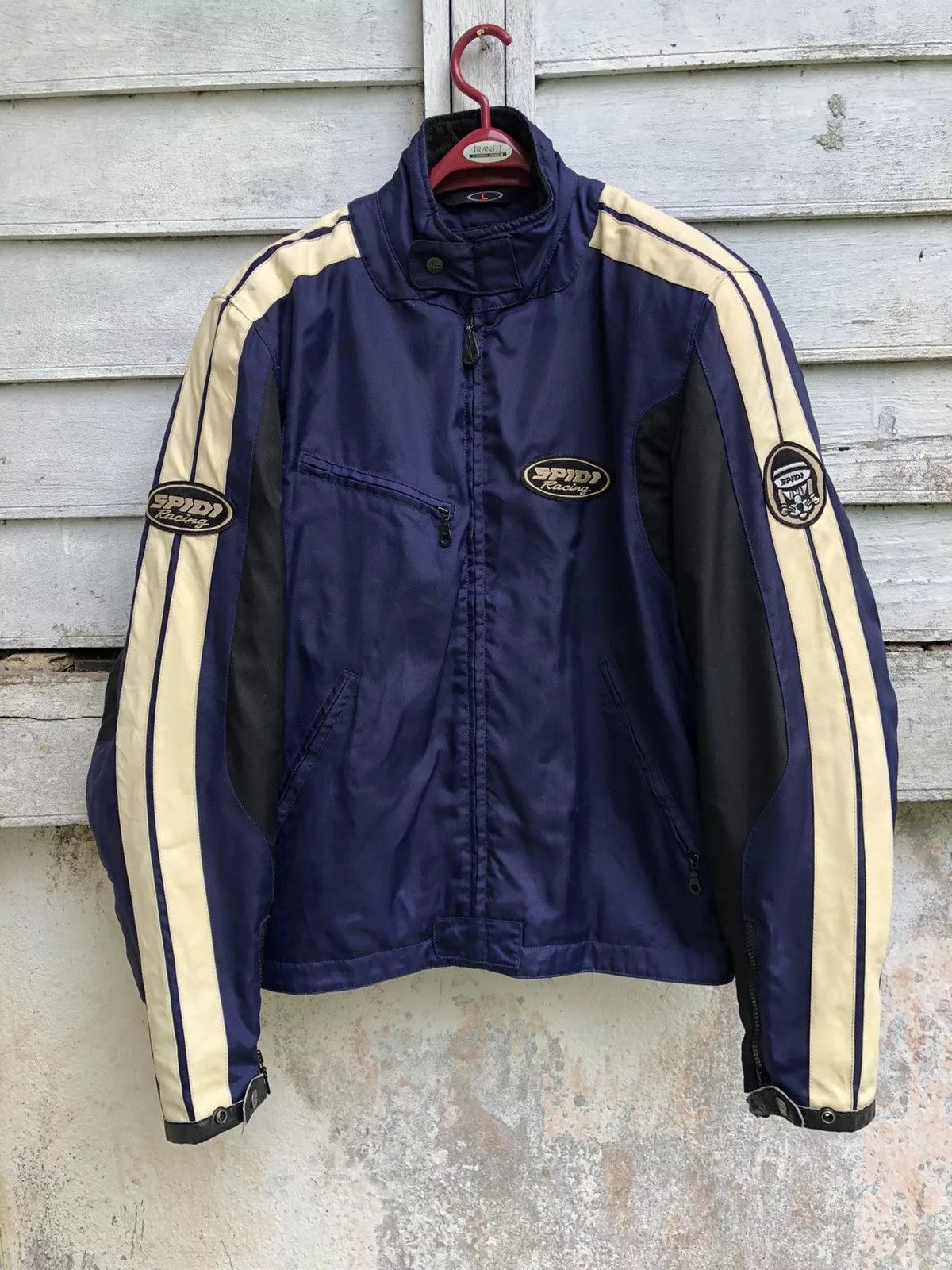 Other Bombers Other Sipidi Racing Hard Shell Pad Riding Track Jacket Blue Workwear
