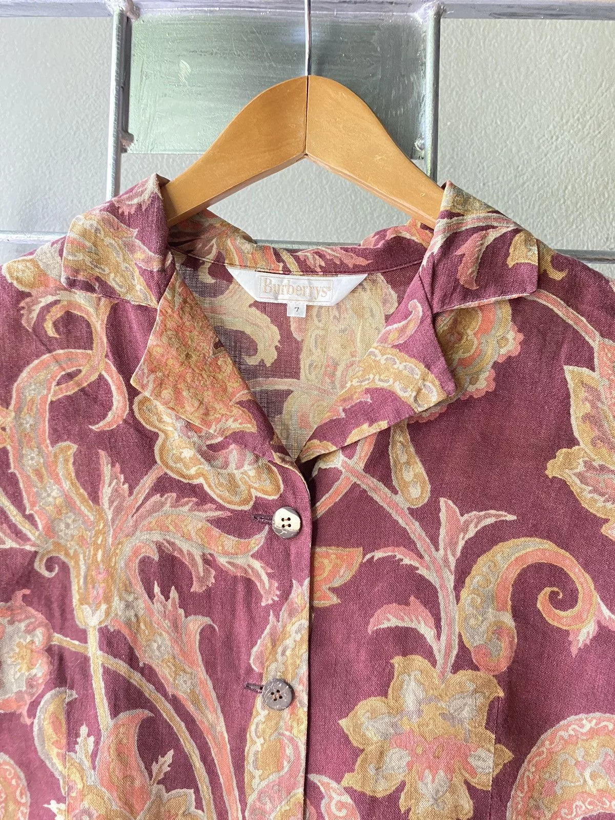 Burberry Button Ups Burberry vintage floral print blouse Multi