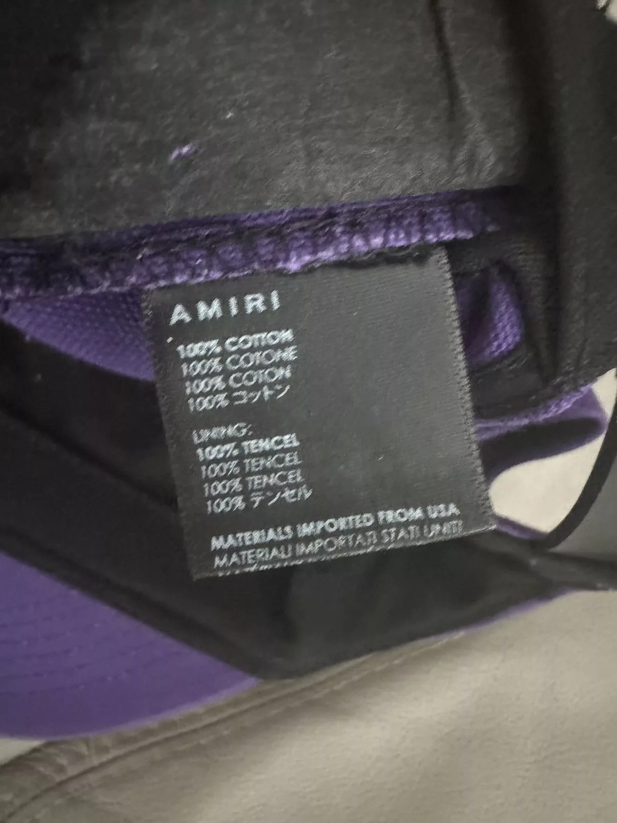 Amiri Hats Amiri Hat Purple