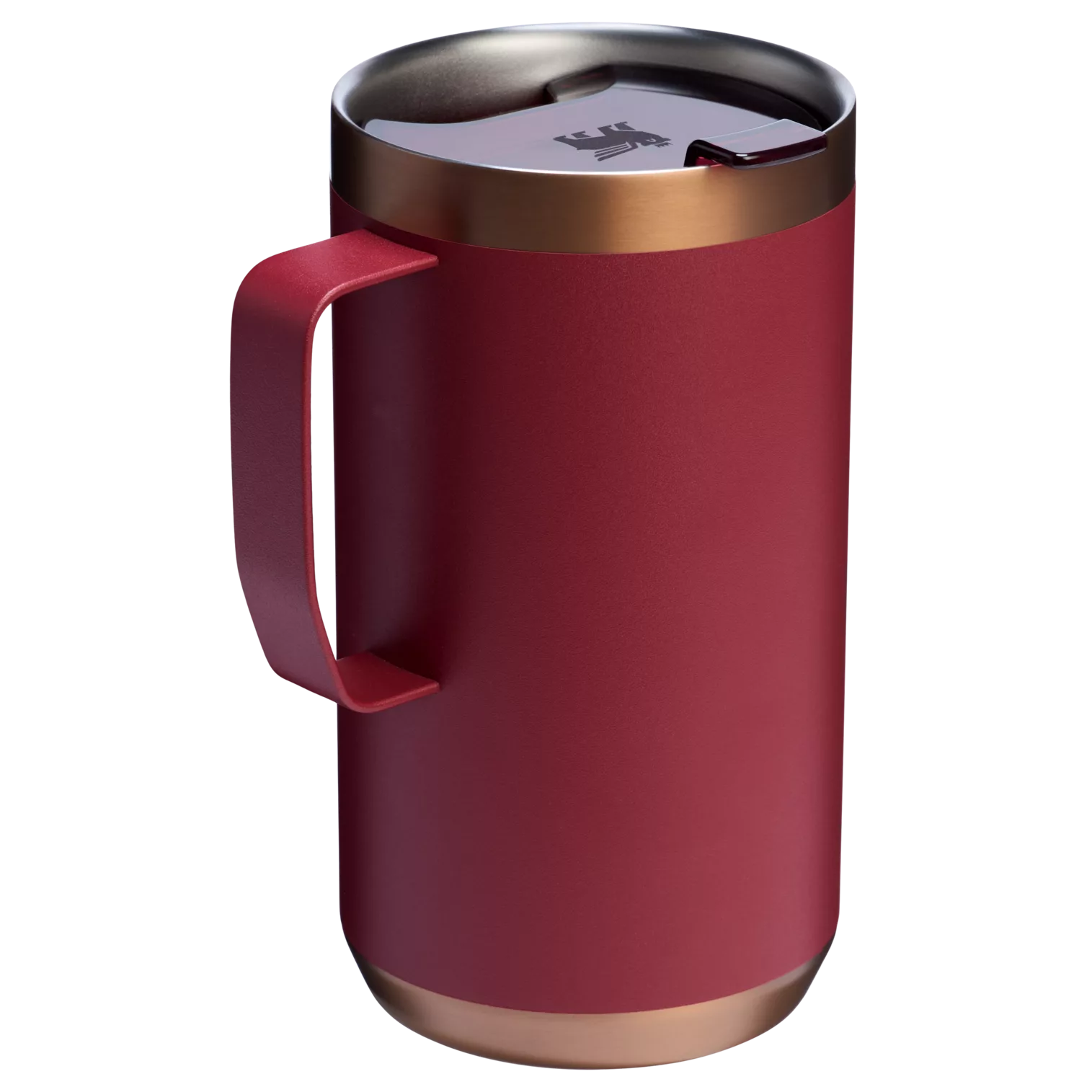 The Stay-Hot Camp Mug 24OZ In Gilded Pomegranate Red