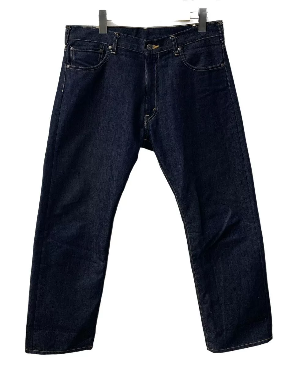 Junya Watanabe Denim Logo Printed Long Pants Blue