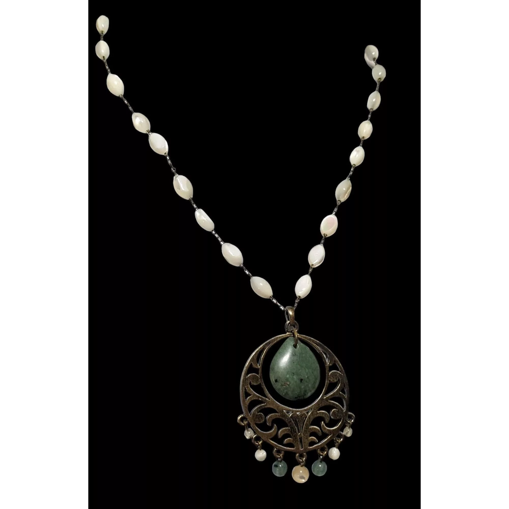 Monet Necklaces Monet Money Bohemian Shell Necklace Gold