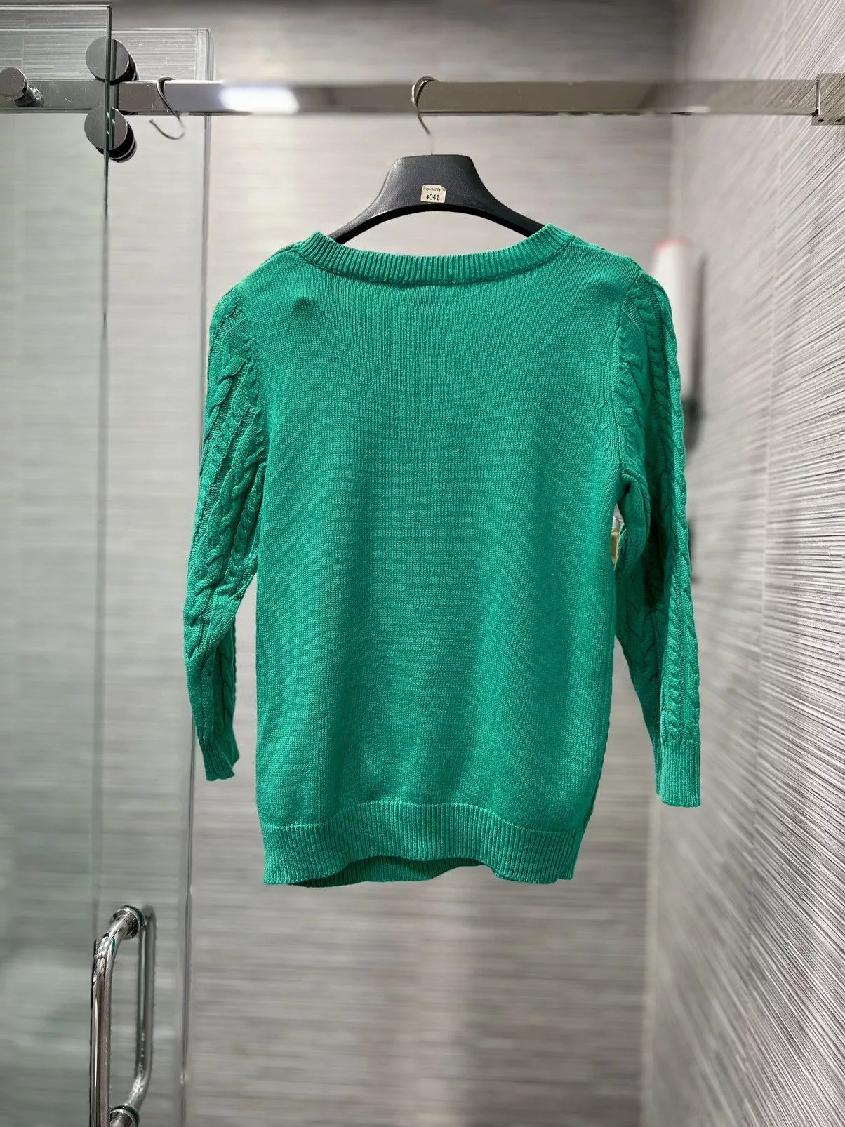 H&M Sweaters Women’s H&M Basic Green Cable Knit Sweater Size S knit