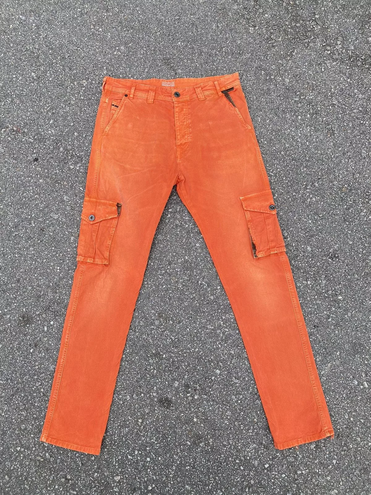 Diesel Casual Pants Diesel × Diesel Black Gold size 32x32 diesel black gold craftmanship Orange Streetwear