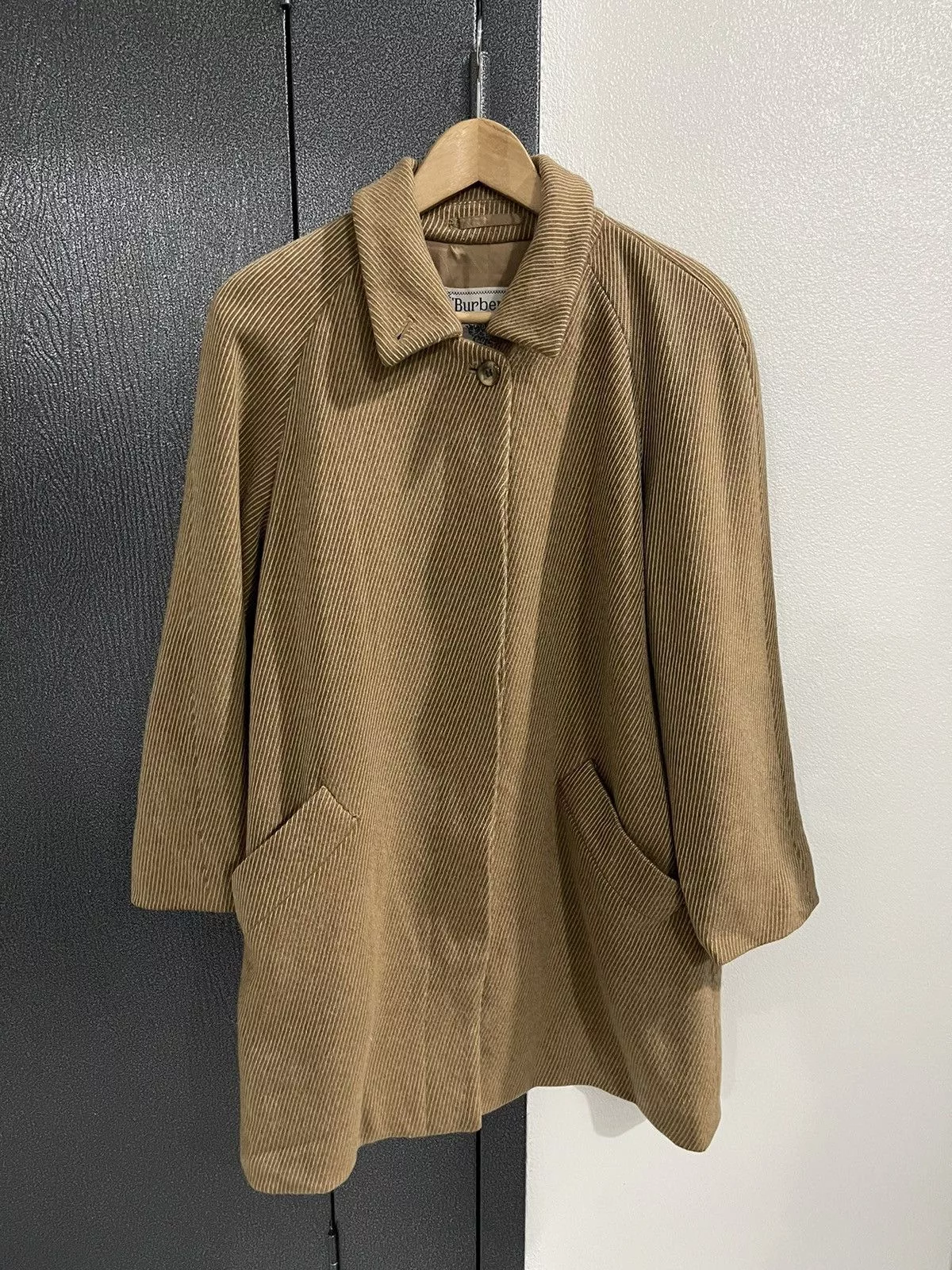 Burberry Jackets Vintage Burberry Long Wool Jacket Brown