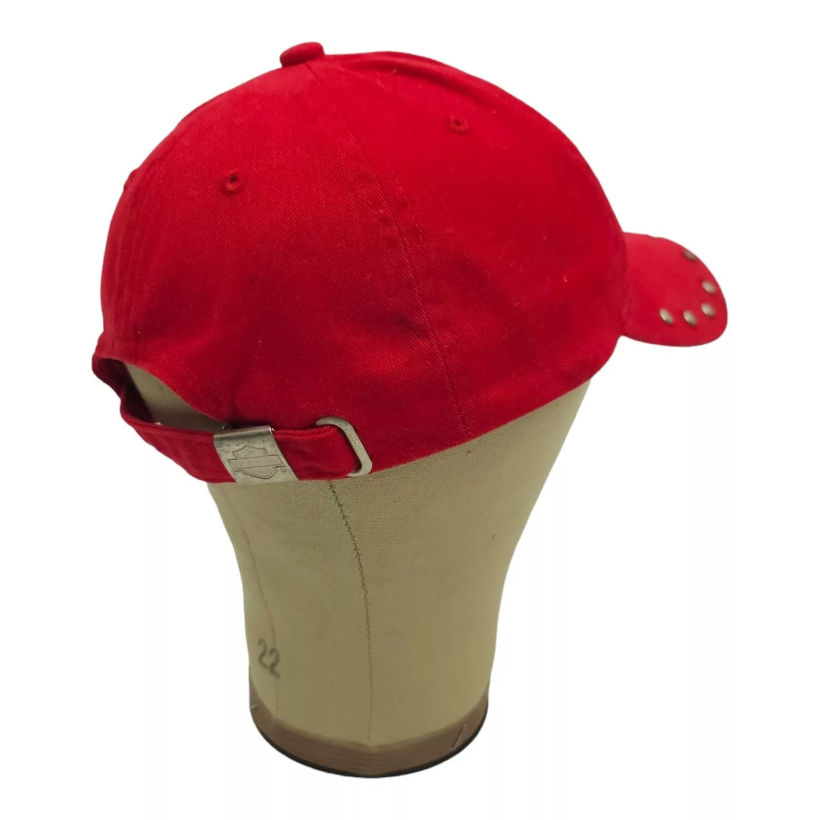 Harley Davidson Hats Harley Davidson Embroidered Red Adjustable Tuck Strap Cap