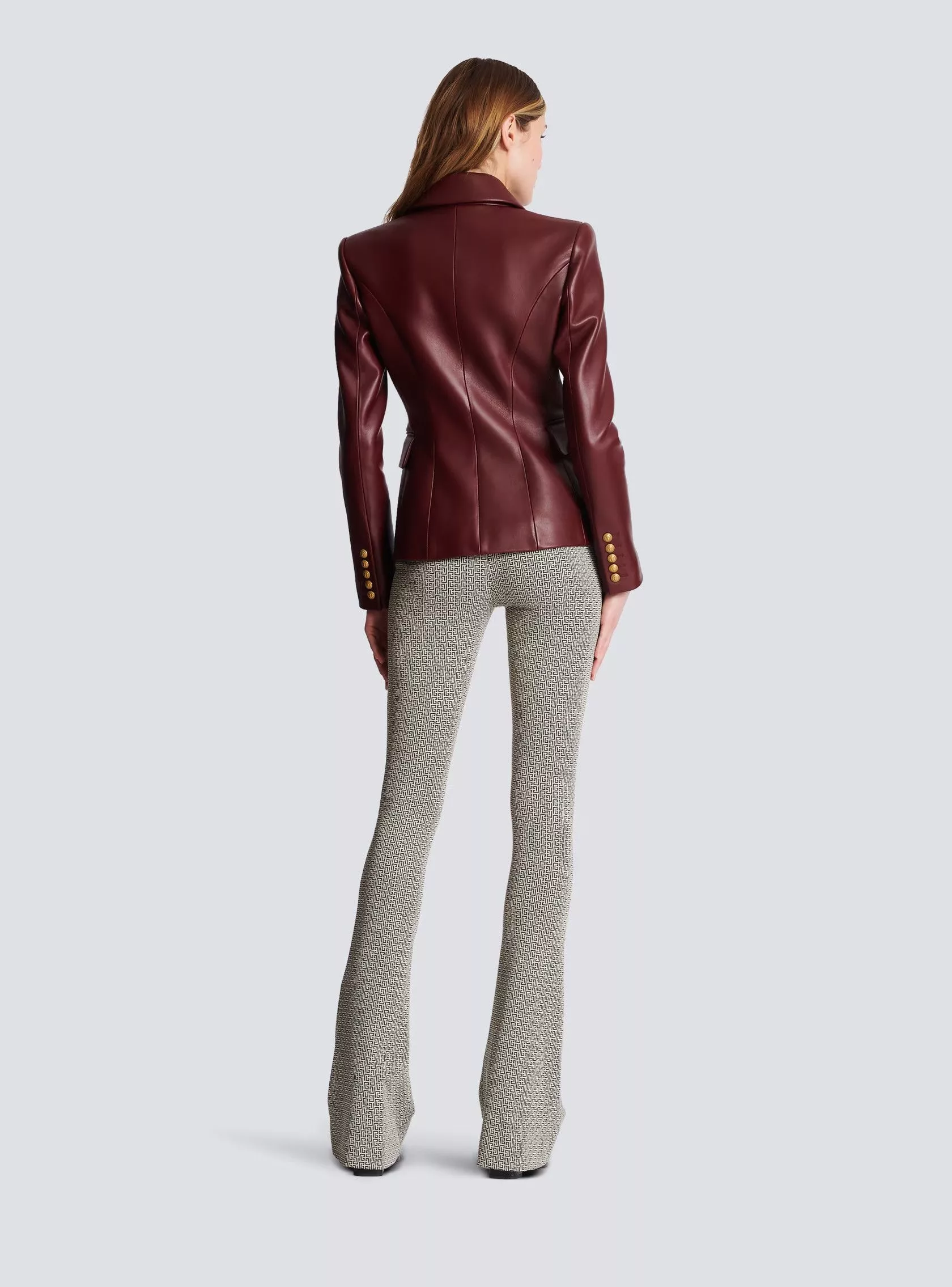 Balmain Jackets Balmain o1w1db10624 Jacket in Brown