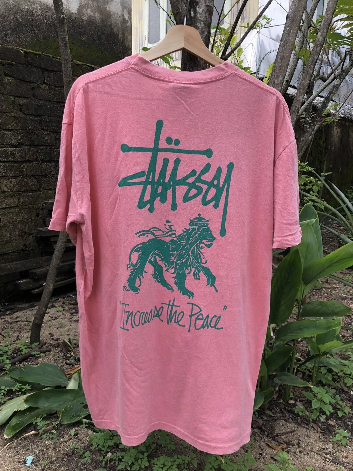 Stussy Short Sleeve T Shirts Stussy × Vintage Vintage Stussy Lion Tshirt Multi Streetwear