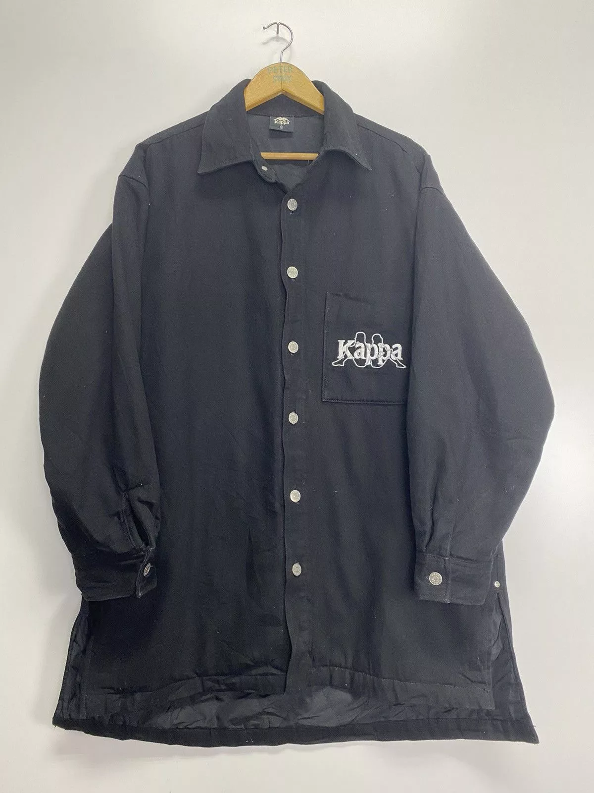 GU Light Jackets GU × Kappa Kappa Button Jacket Black