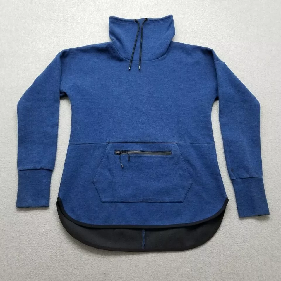Champion Jackets Champion Jacket Womens Medium Blue Pocket Pullover High Neck