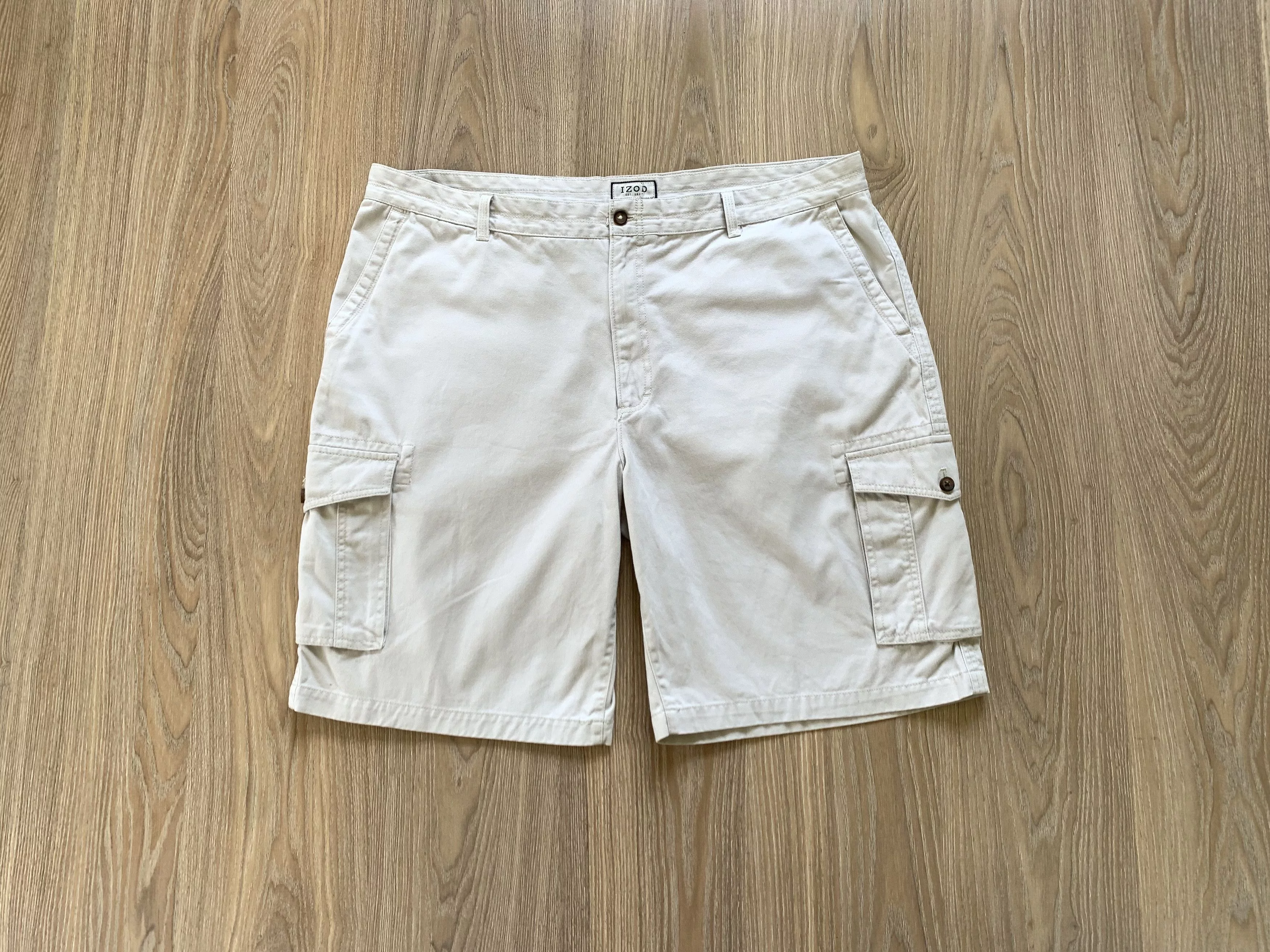 Izod Shorts Izod × Vintage Izod Vintage Cargo Shorts Gray Streetwear