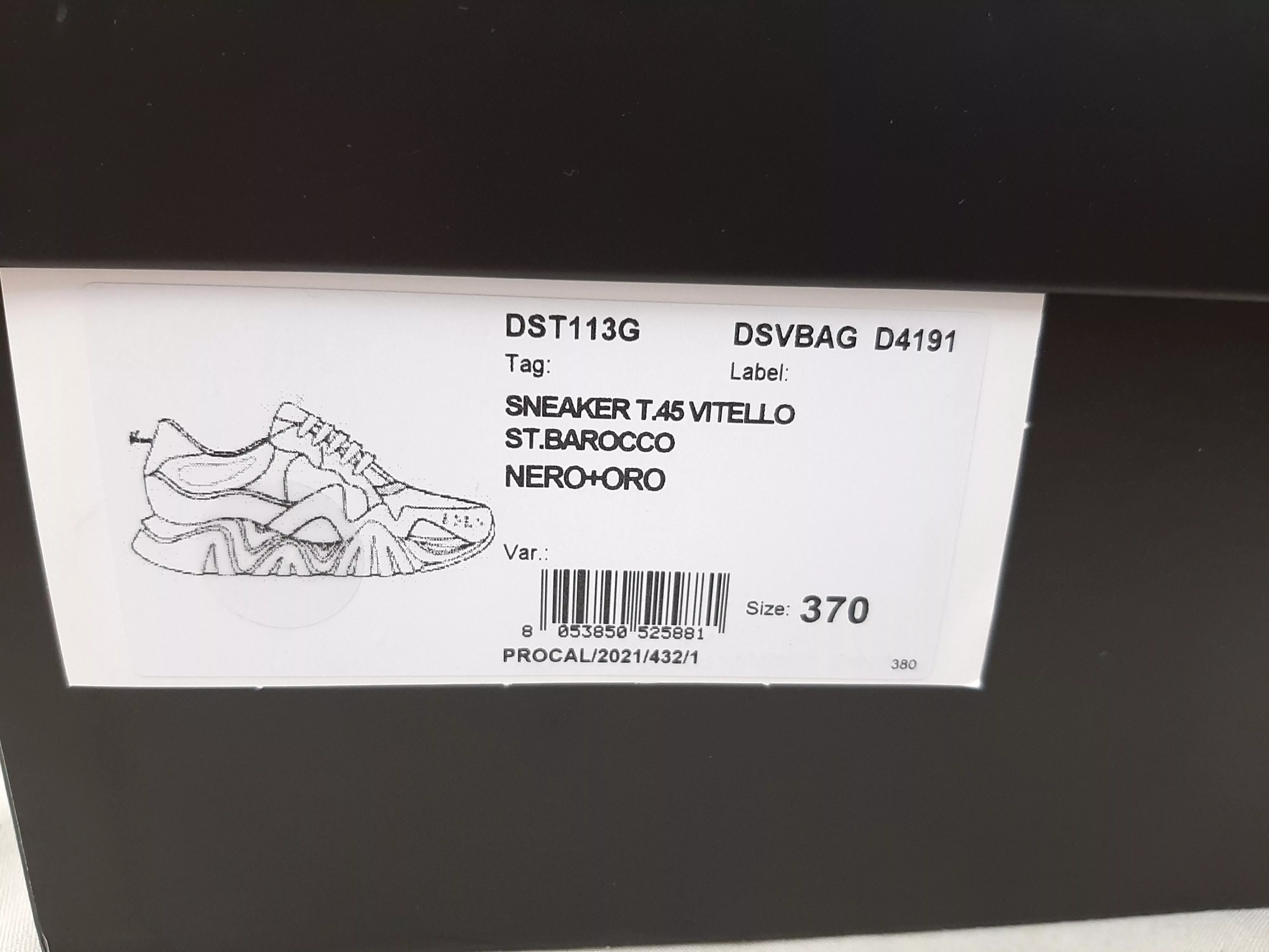 Versace Low Top Sneakers Versace Greca Squalo Barocco Sneakers Size US 7 EU 37 Multi