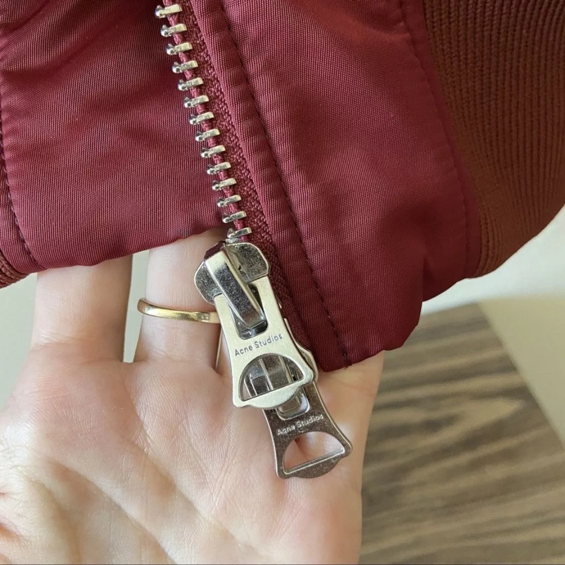 Acne Studios Bombers ACNE STUDIOS MAKIO MA-1 BOMBER Red