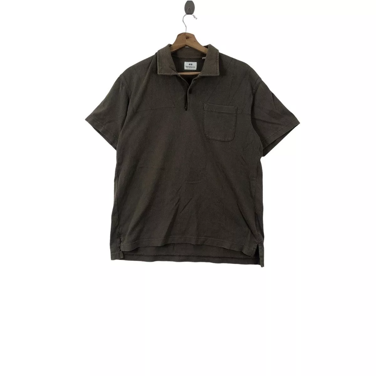 Engineered Garments Polos Engineered Garments × Uniqlo Designer UT X ENGINEERED GARMENT New York Polo Shirt Green