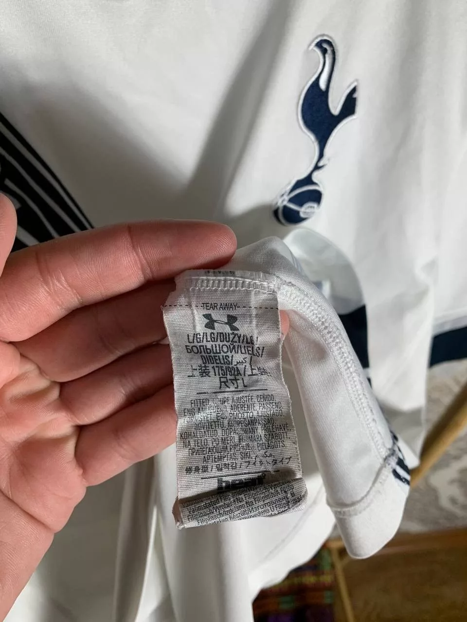 Under Armour Jerseys Under Armour × Vintage UNDER ARMOUR TOTTENHAM HOTSPUR ENGLAND SOCCER JERSEY Y2K 90s White Streetwear
