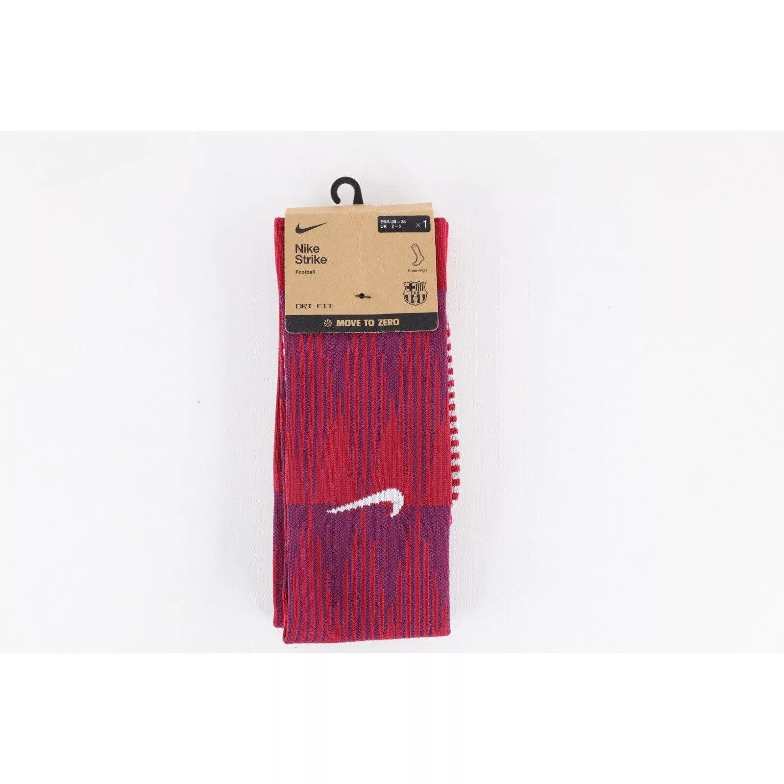 Nike Socks Underwear New Nike Football Strike FC Barcelona Knee High Soccer Socks Red