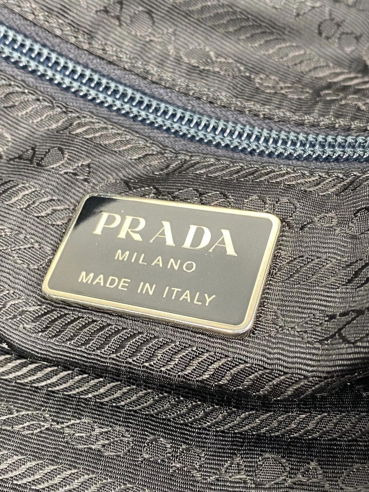 Prada Shoulder Bags Prada Tessuto Nylon Shoulder Bag Black