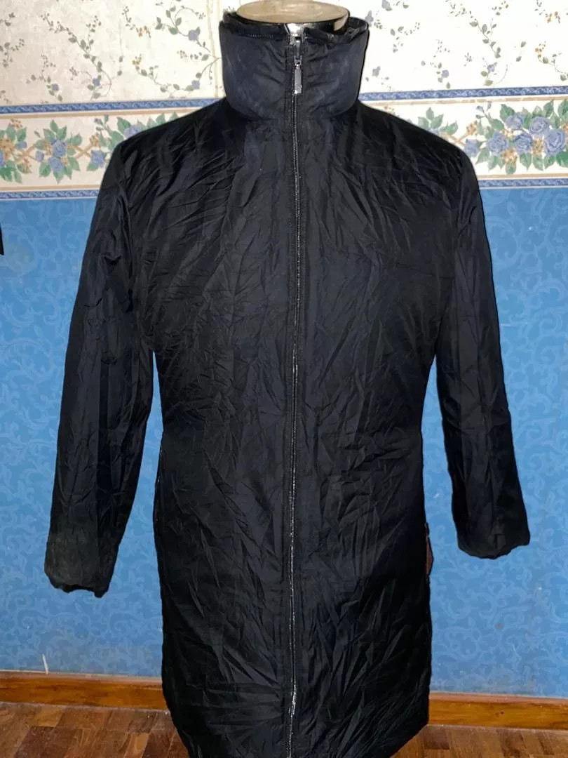 Moncler Down Jackets Moncler Long Down Puffer Jacket Black
