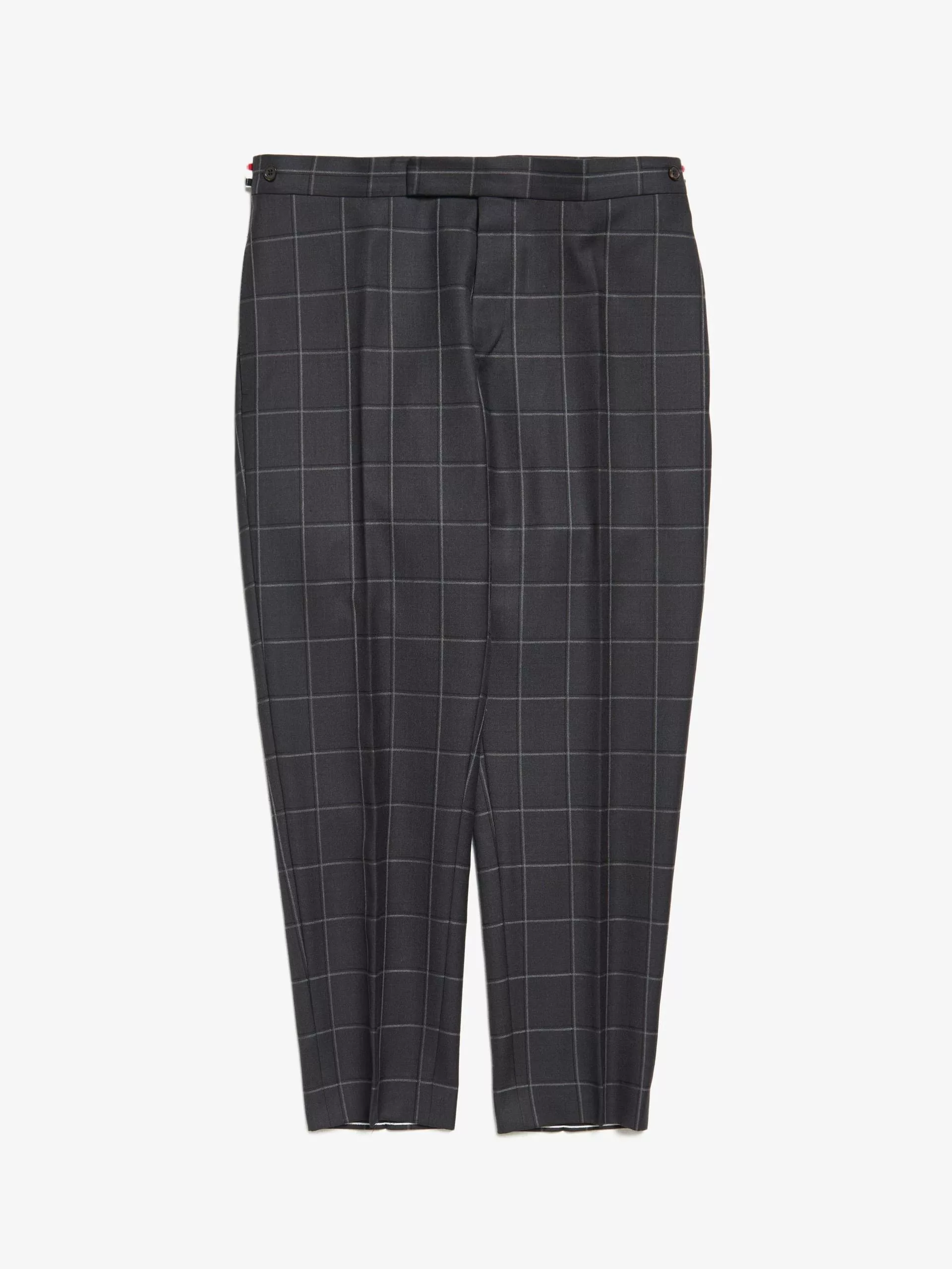 Thom Browne Casual Pants Thom Browne Dark Gray Checkered Pants