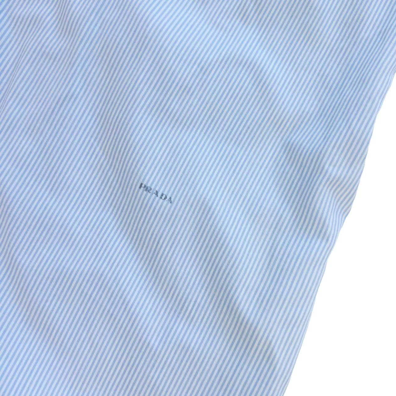 Prada Shirts Button Ups Vintage Prada Striped Button Up Shirt Size L Blue