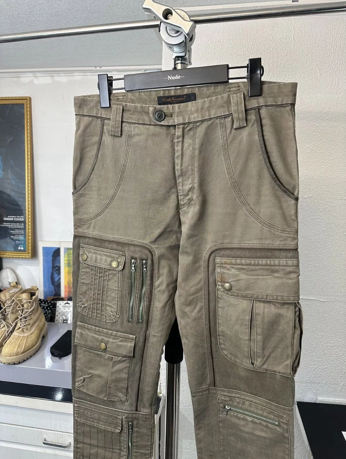 Undercover Casual Pants Undercover aw04 sample jeans Brown