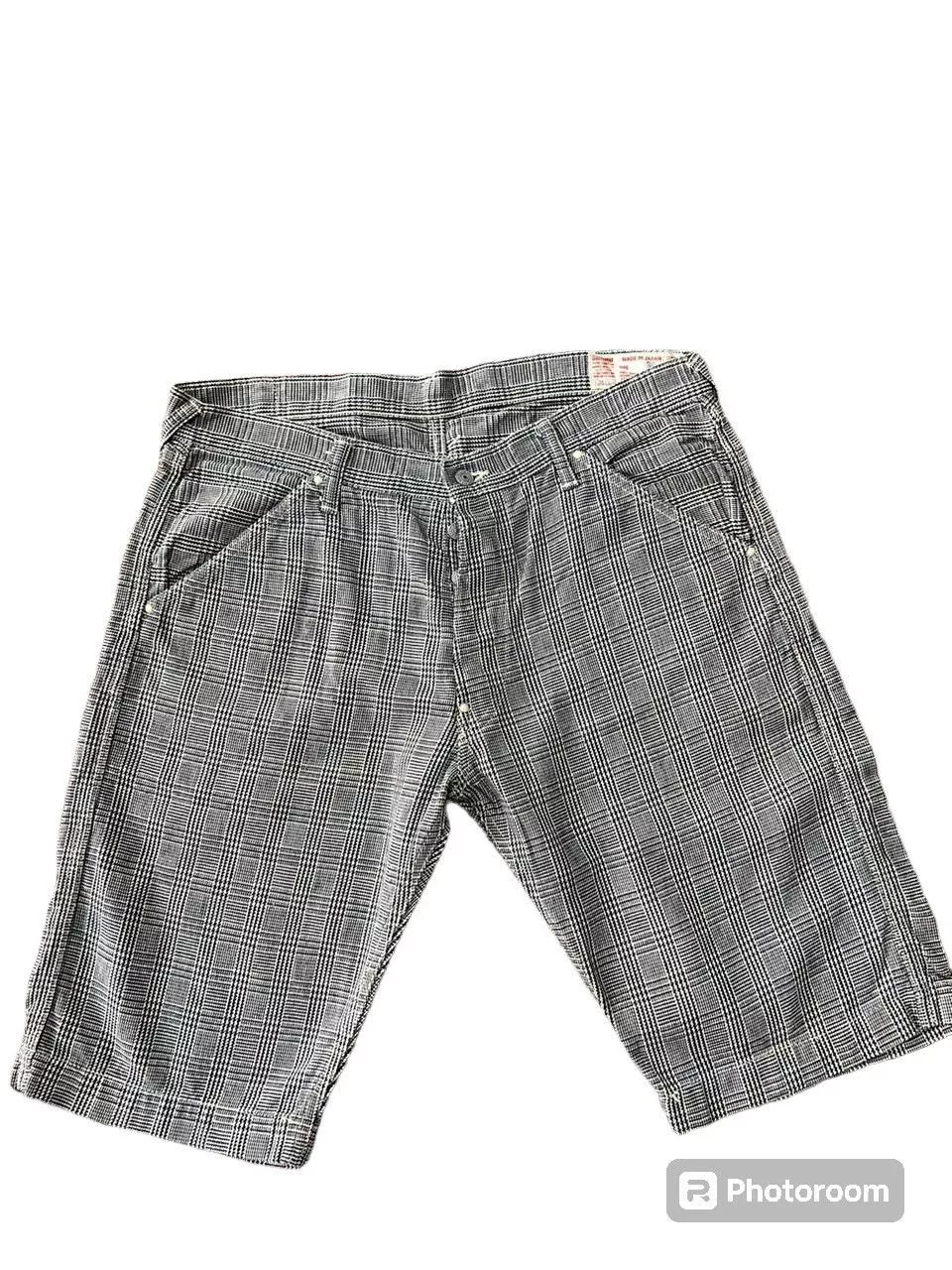 Evisu Shorts Evisu Yamane Seagull Short Pants Black