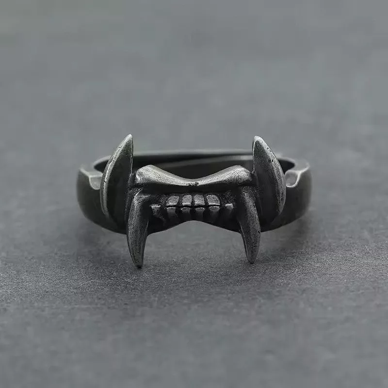Jewelry Jewelry Watches Jewelry × Vintage Resizeable Vampire Tooth Ring Silver Streetwear
