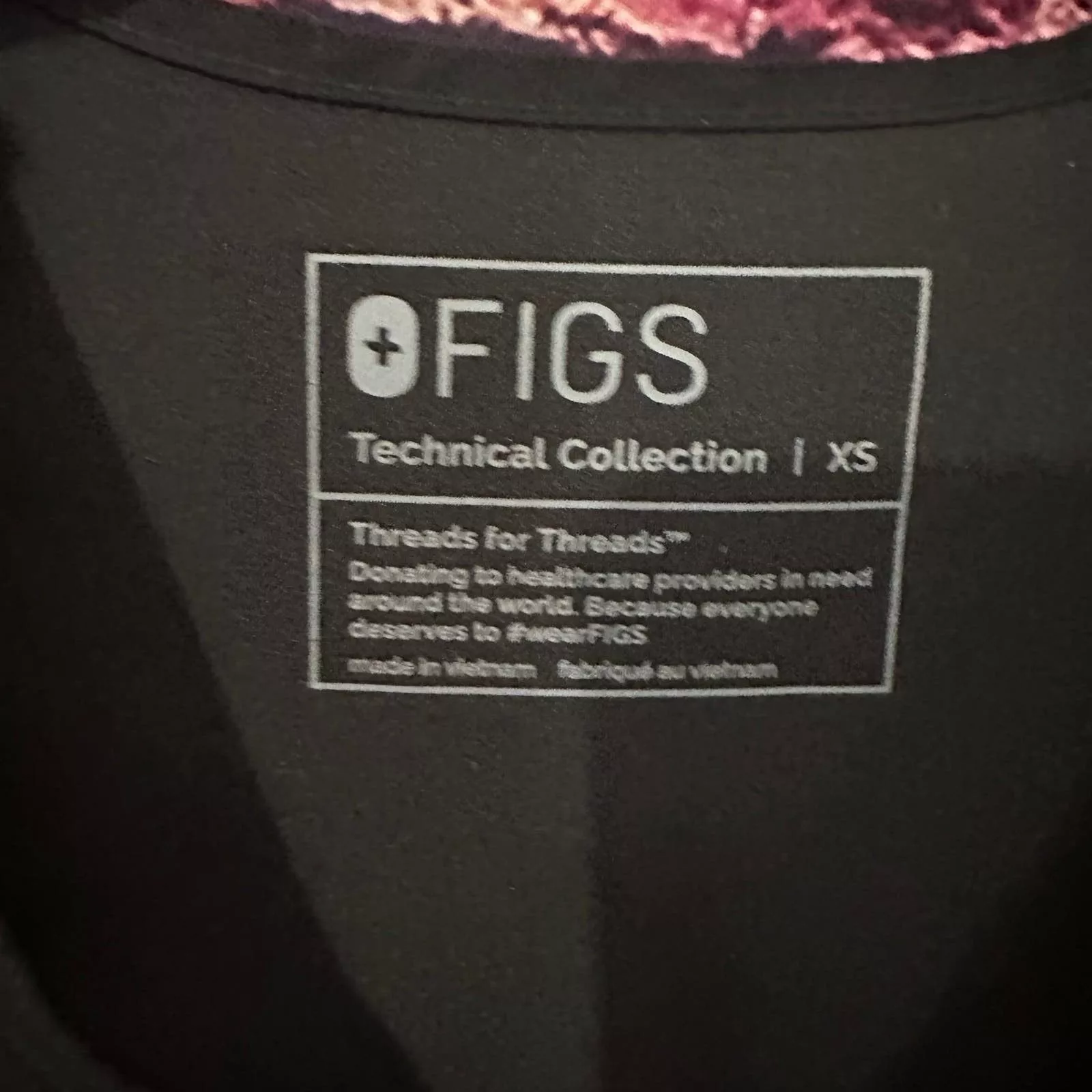 Other Pants Other Black Figs scrub top