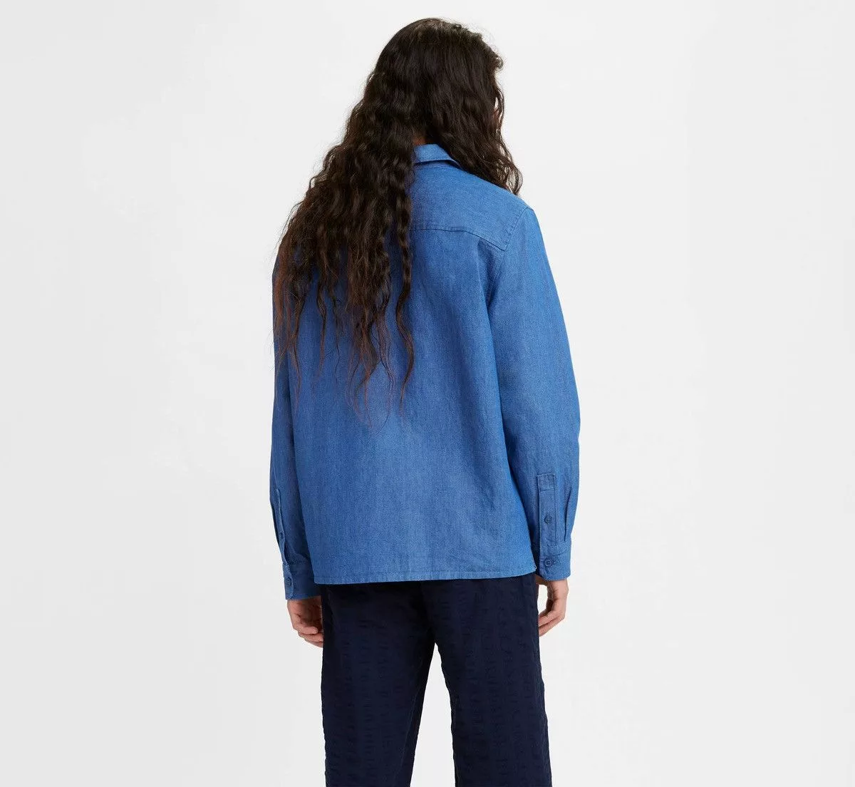 Levi's Made & Crafted Shirts Button Ups Levi's Made & Crafted TWO POCKET CAMP LONGSLEEVE SHIRT Blue