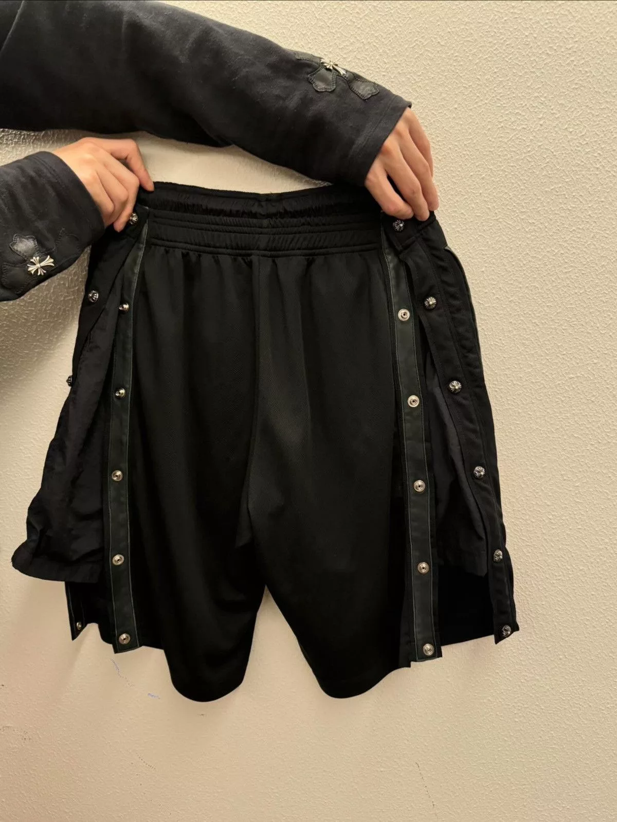 Chrome Hearts Shorts Chrome hearts tennis shorts Black