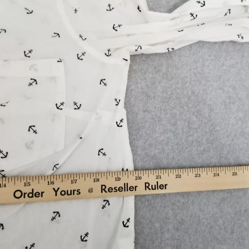 Gloria Vanderbilt Button Ups Gloria Vanderbilt Shirt Womens Medium Button Up Long Sleeve White