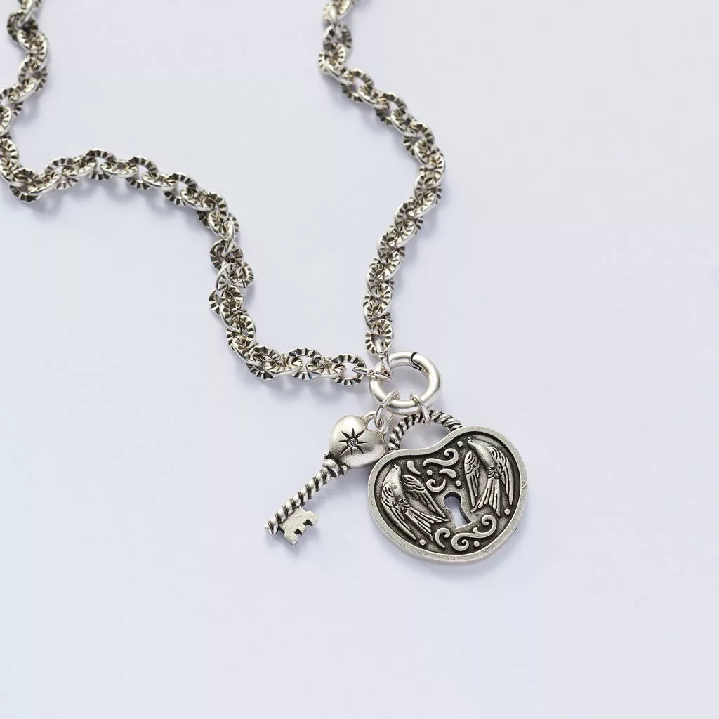 The Key to Us Chain Necklace Set