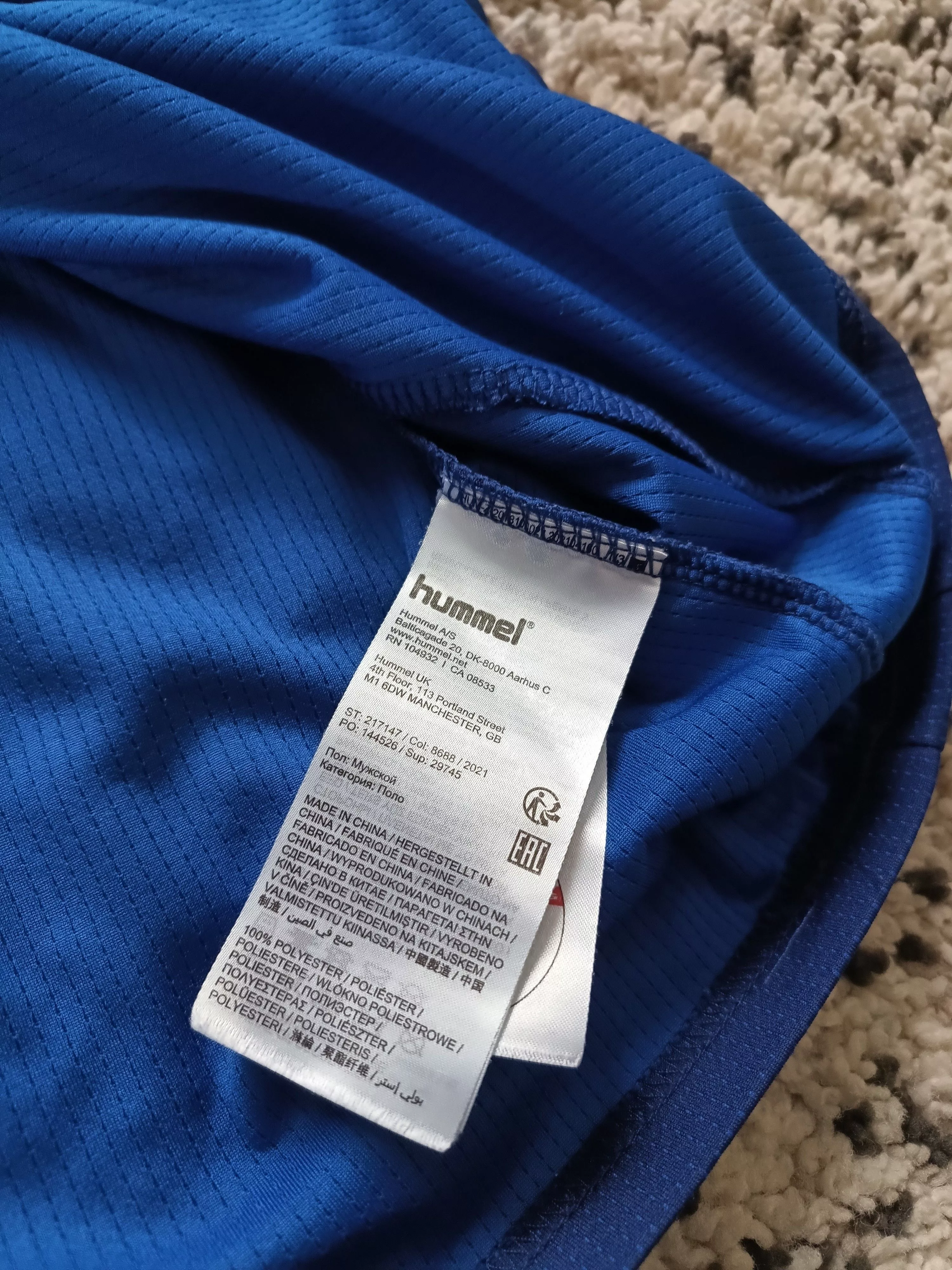 Hummel Jerseys Hummel Everton Soccer Jersey Blue