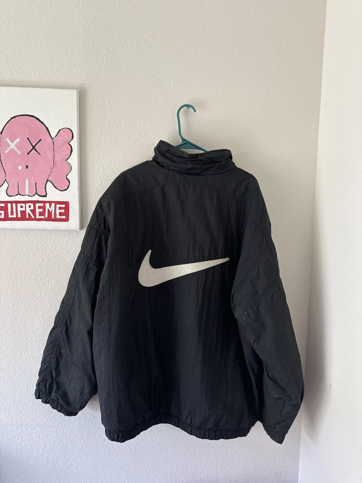 Nike Light Jackets Nike × Vintage Vintage interchangeable Nike jacket Black