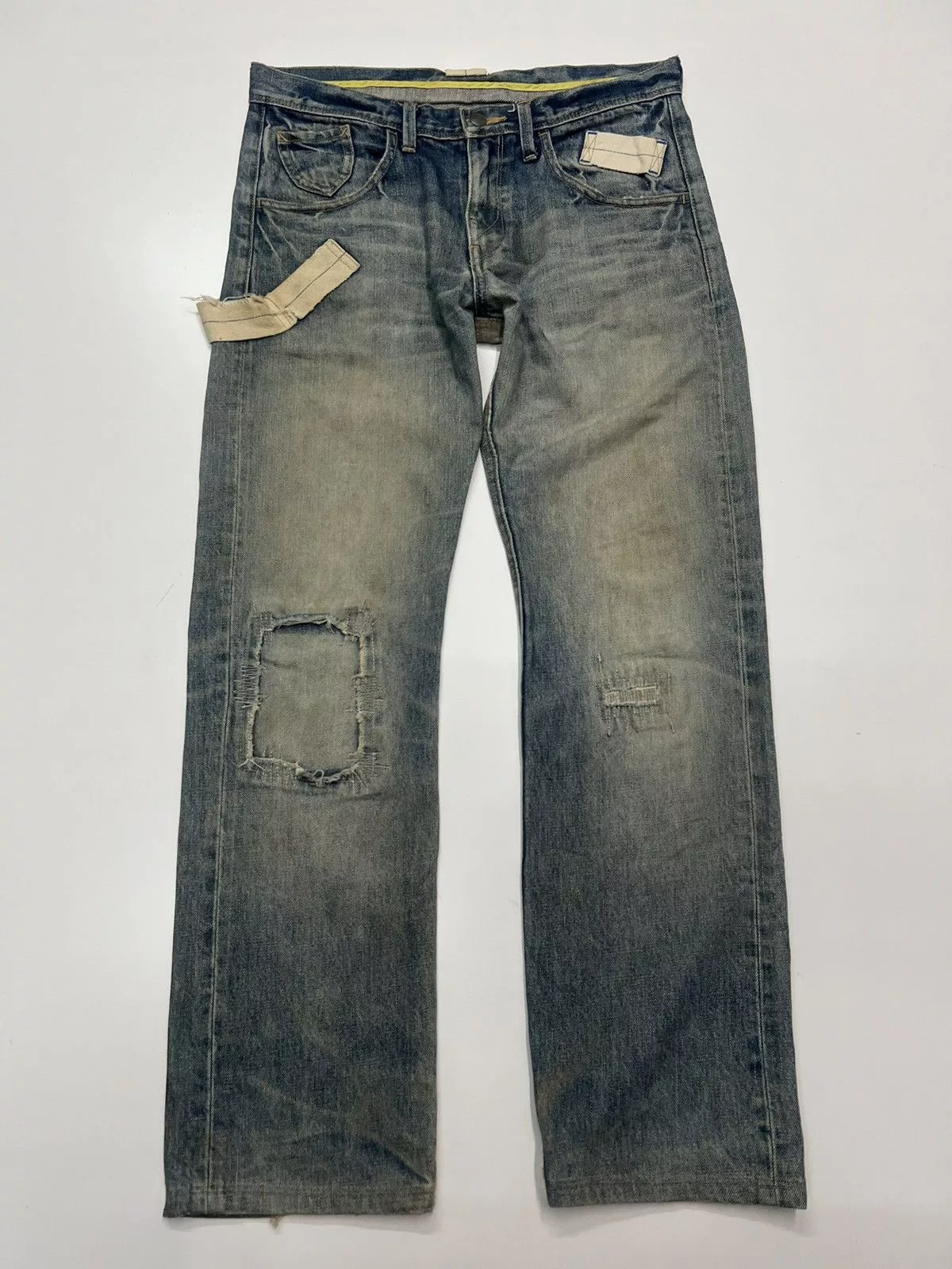 R.NEWBOLD DENIM JEANS SIZE 32 Blue