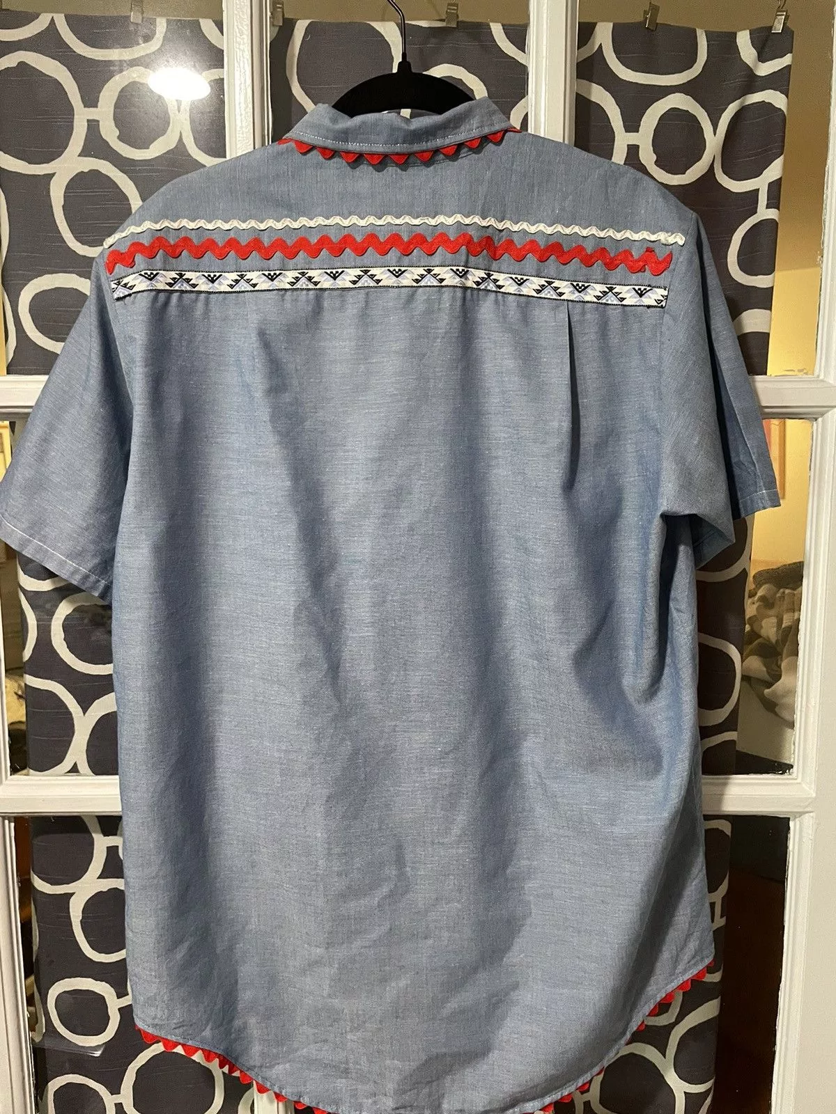 Big Mac Shirts Button Ups Western style Big Mac button up Blue