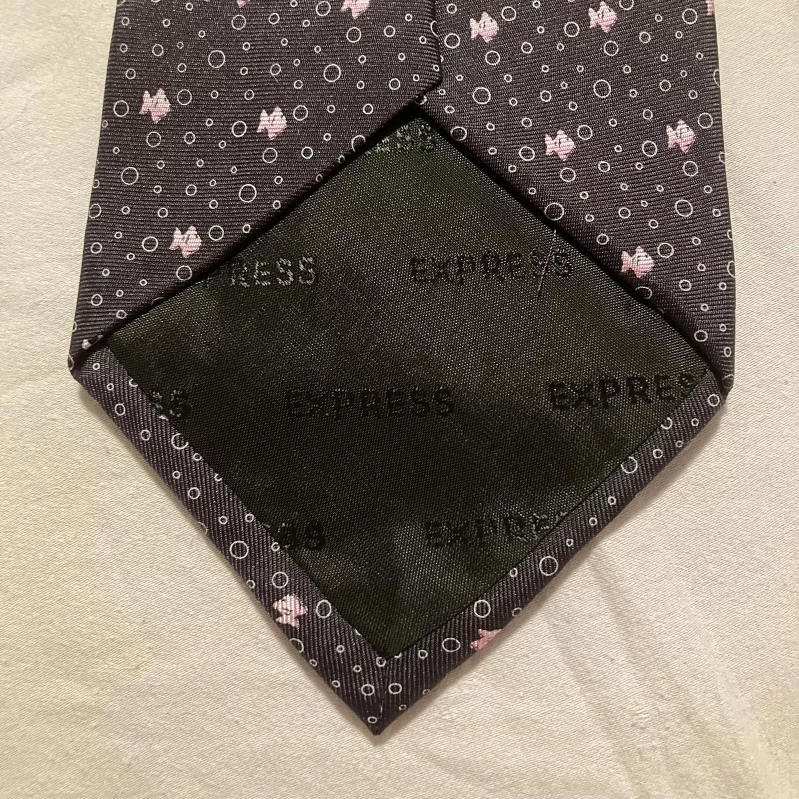 Express Ties Pocketsquares NWOT Express Mens Tie 60/3.5 Black
