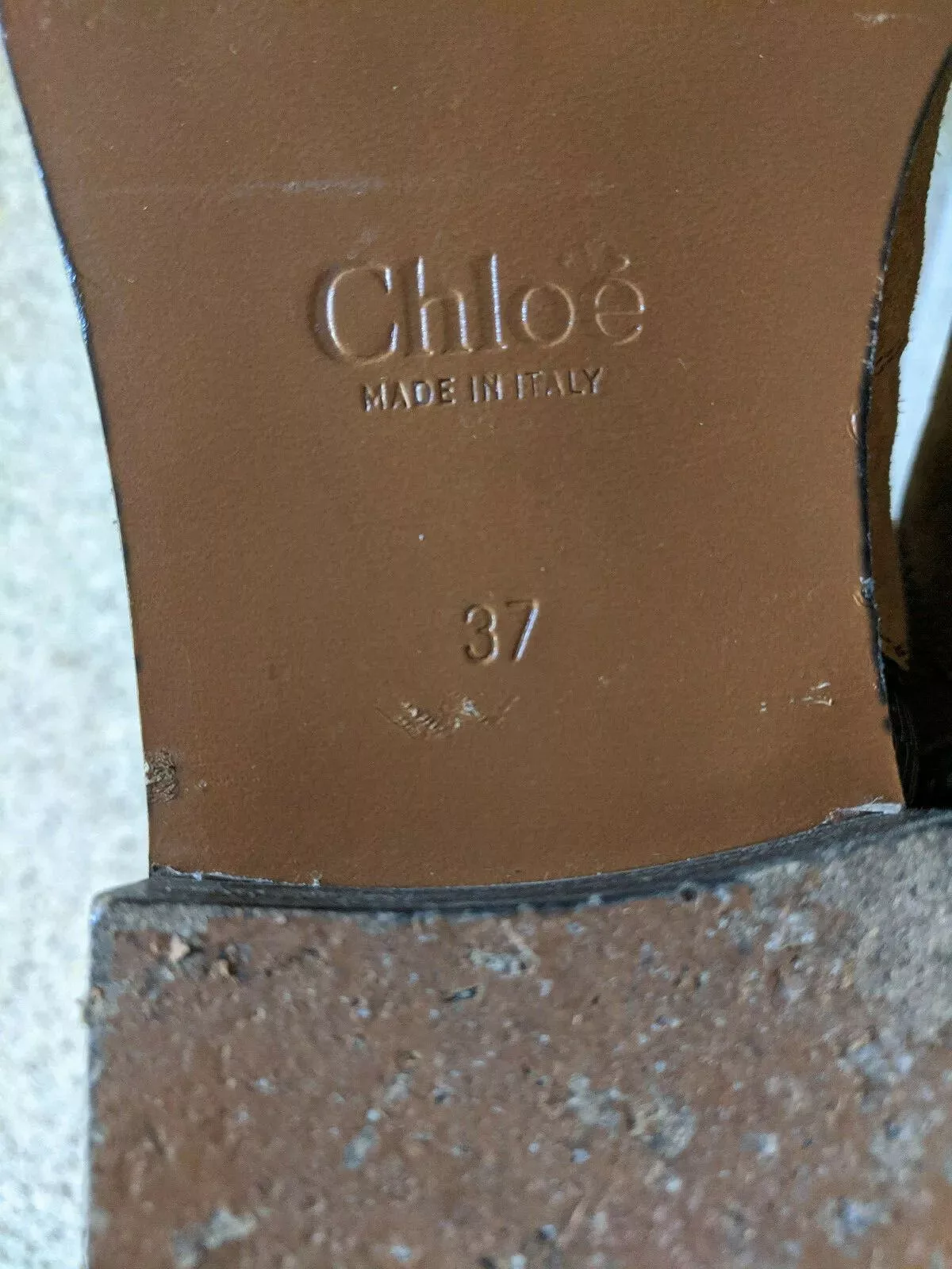 Chloe Boots Chloe Brown Suede Ankle Boots Size 37