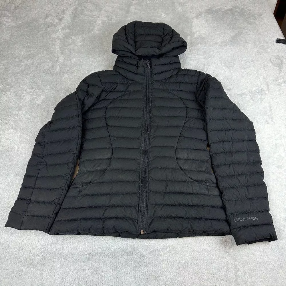 Lululemon Rain Jackets Lululemon Pack It Down Jacket Women’s Size 4 US Black