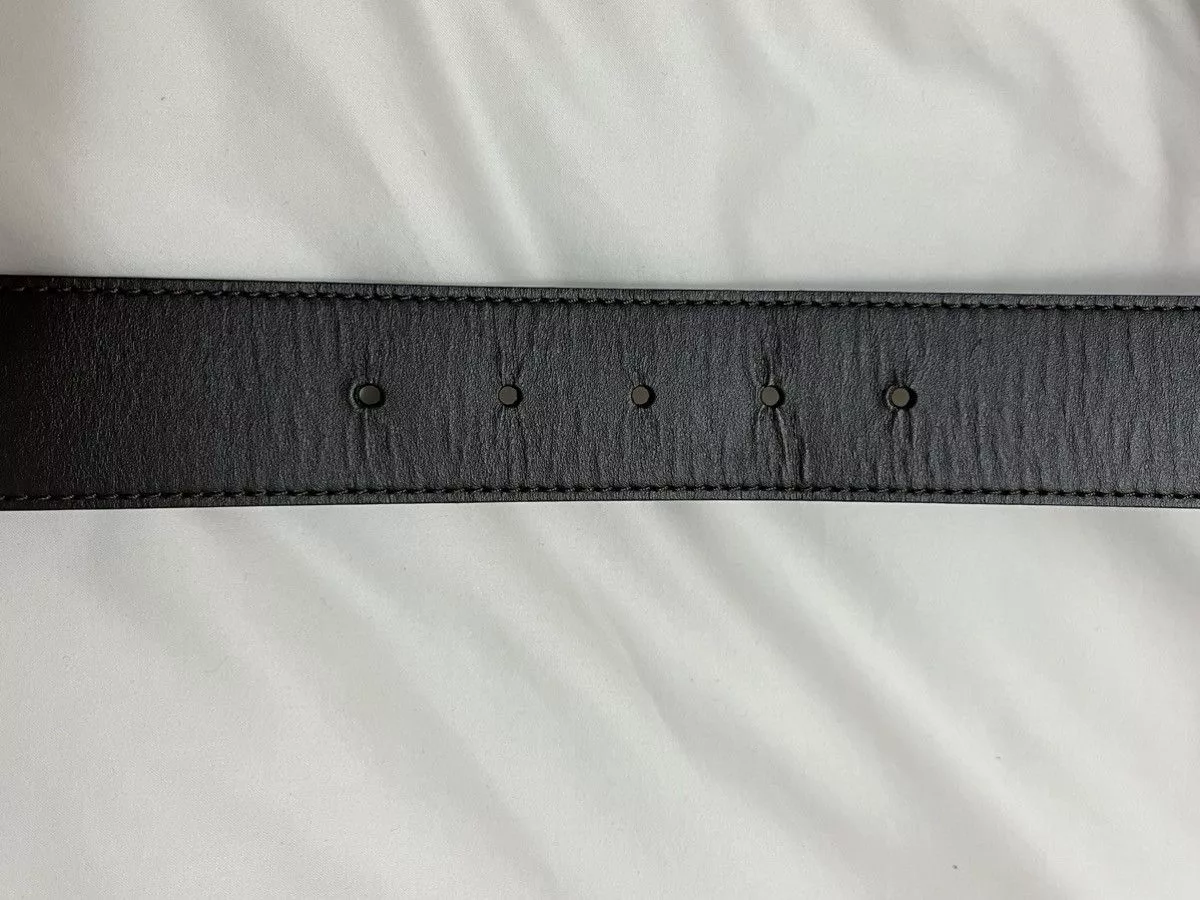 Louis Vuitton Belts Louis Vuitton Initiales Reversible Leather Belt 85cm Black