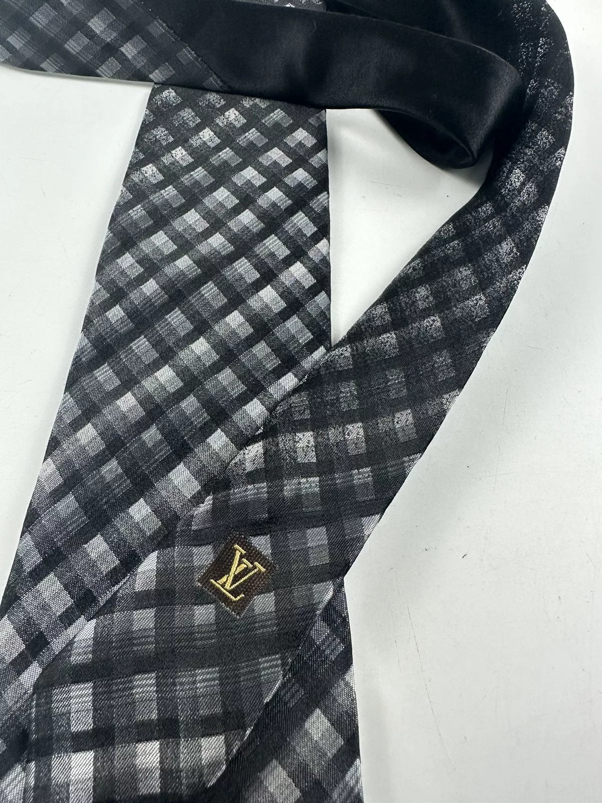 Louis Vuitton Ties Pocketsquares LOUIS VUITTON TIE Black