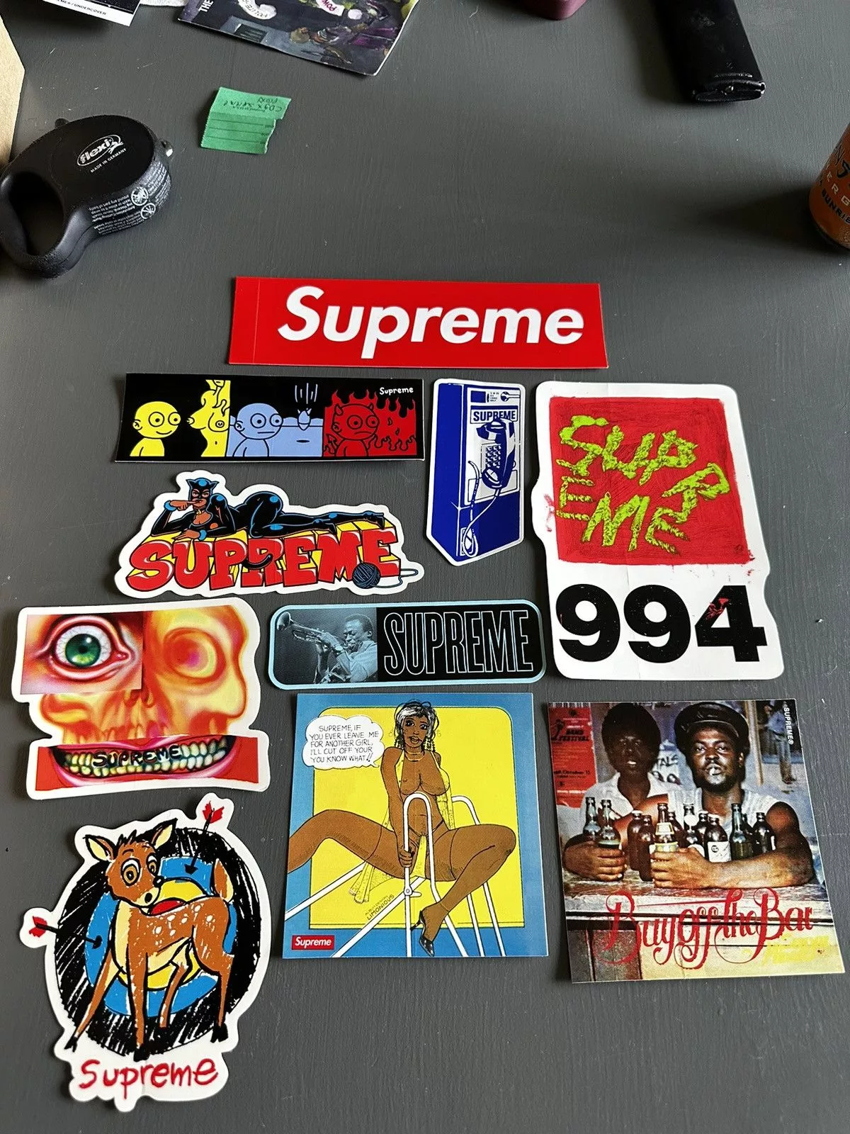 Supreme Miscellaneous SUPREME STICKERS LOT #5 STEAL Multi