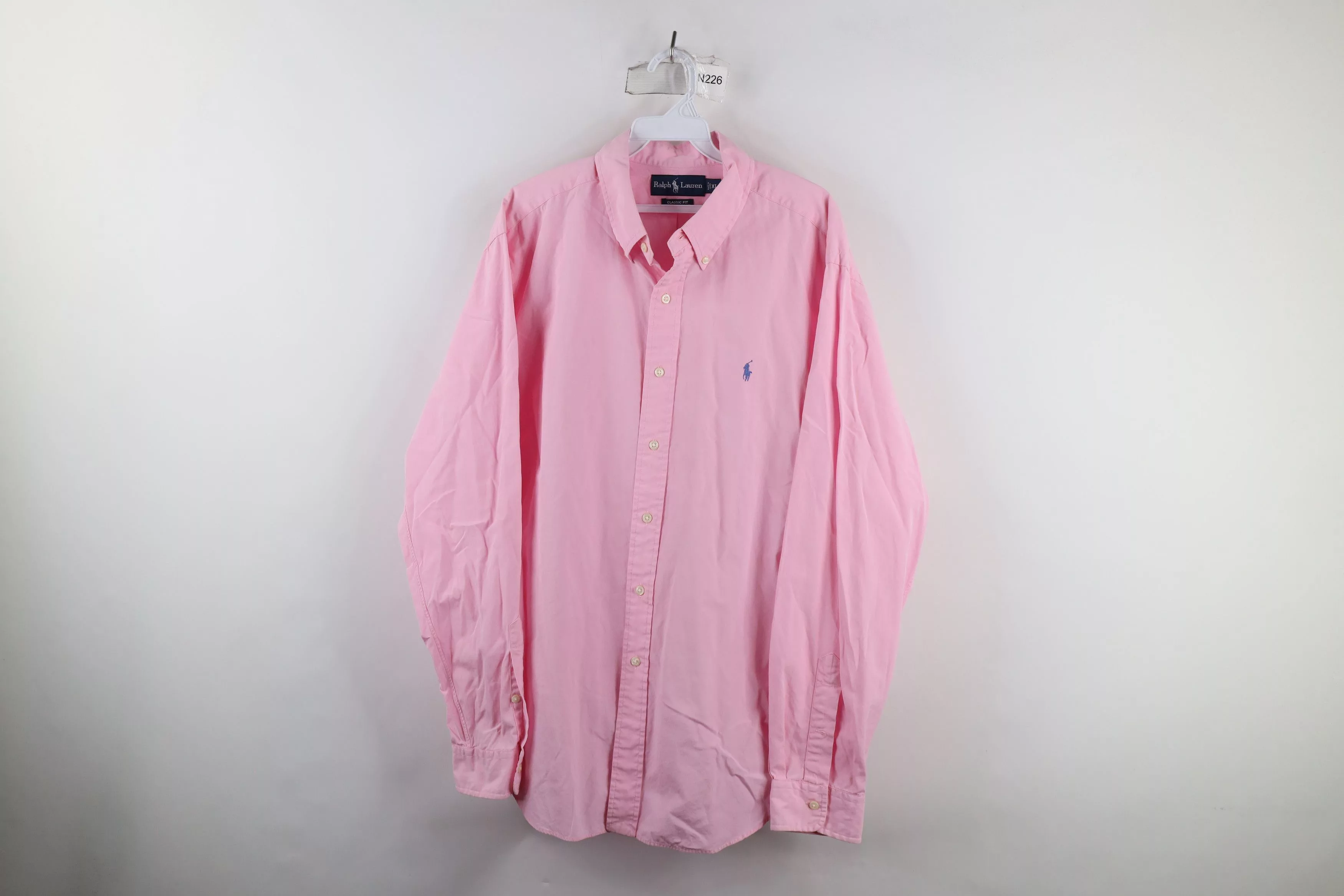 Ralph Lauren Shirts Button Ups Ralph Lauren × Vintage Vintage Ralph Lauren Collared Button Down Shirt Pink Cotton