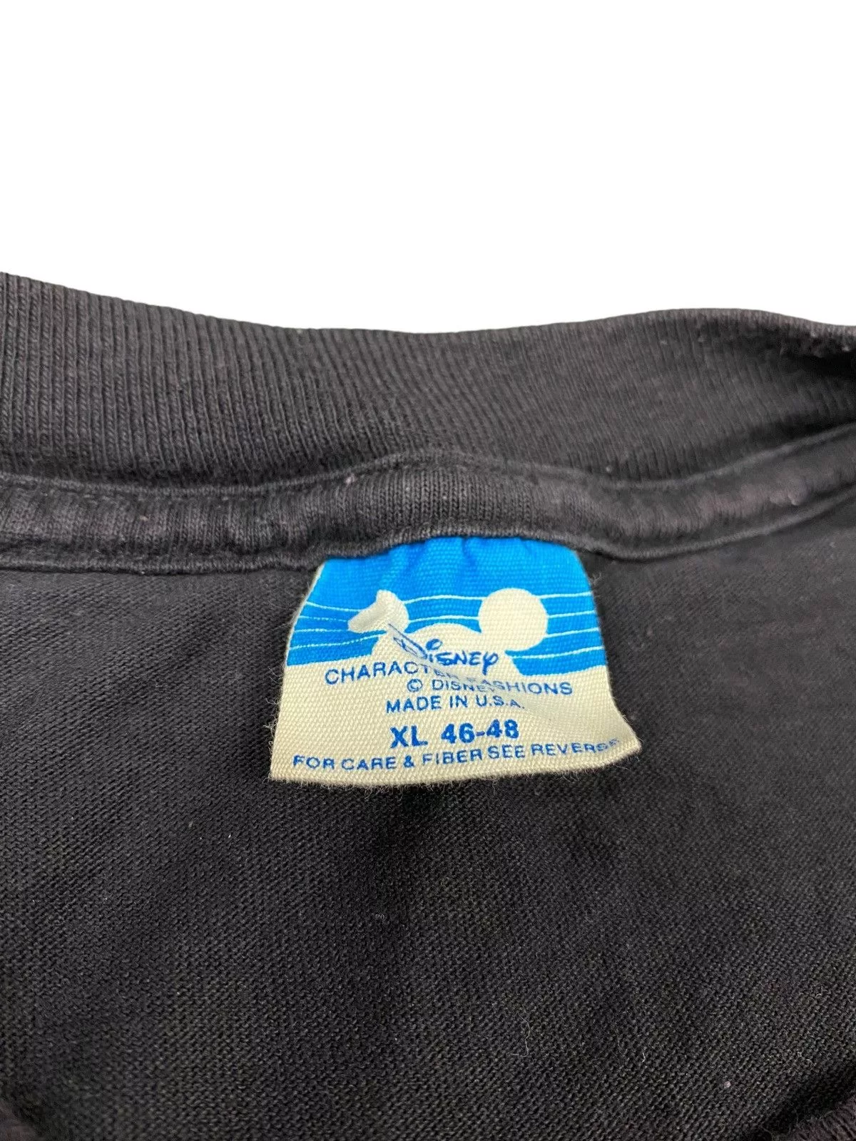 Disney Short Sleeve T Shirts Disney × Mickey Mouse × Vintage Vintage 80s Disney Mickey Mouse Black T Shirt