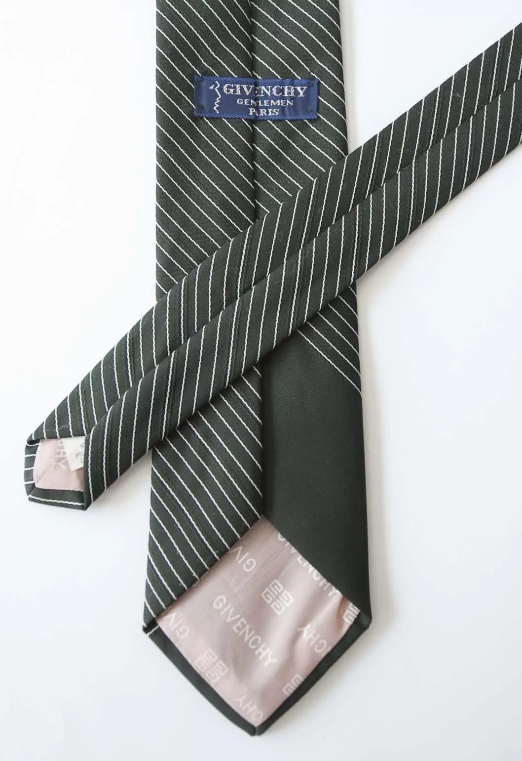 Givenchy Ties Pocketsquares Givenchy × Vintage Givenchy Tie 100% Polyester Green Vintage