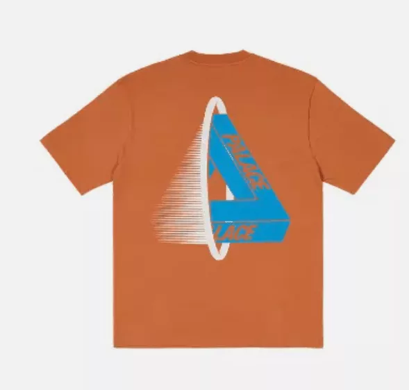 Palace Short Sleeve T Shirts Palace Tri-Void T-Shirt Melted Sugar XL Multi